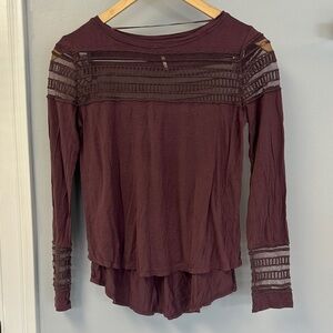 Free People Long Sleeve Tee